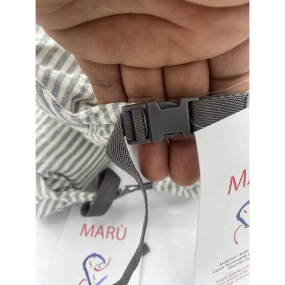 Lot Of 2 Soft Microbead Travel Airplane Neck Pillows Gray Striped Pattern - Picture 3 of 8